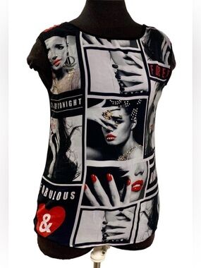 OCASION black Top women’s Top size L womens Fashion Tops